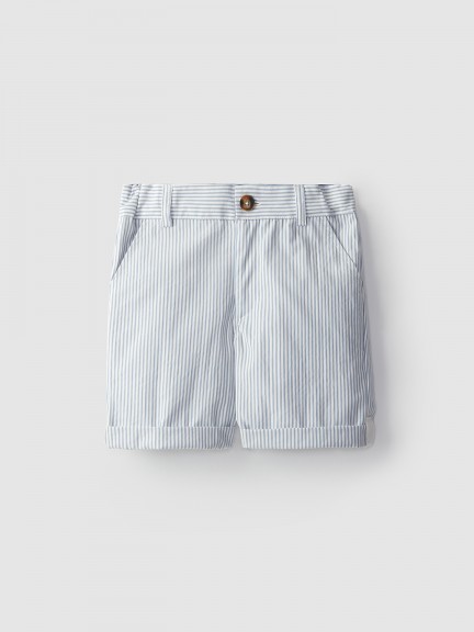 Striped shorts with pockets Striped shorts with pockets