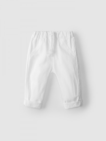 Drawstring canvas pants