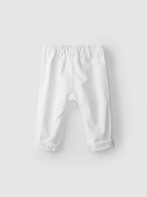 Pantalones de lona con cord�n