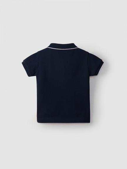 Polo shirt with wooden buttons Polo shirt with wooden buttons