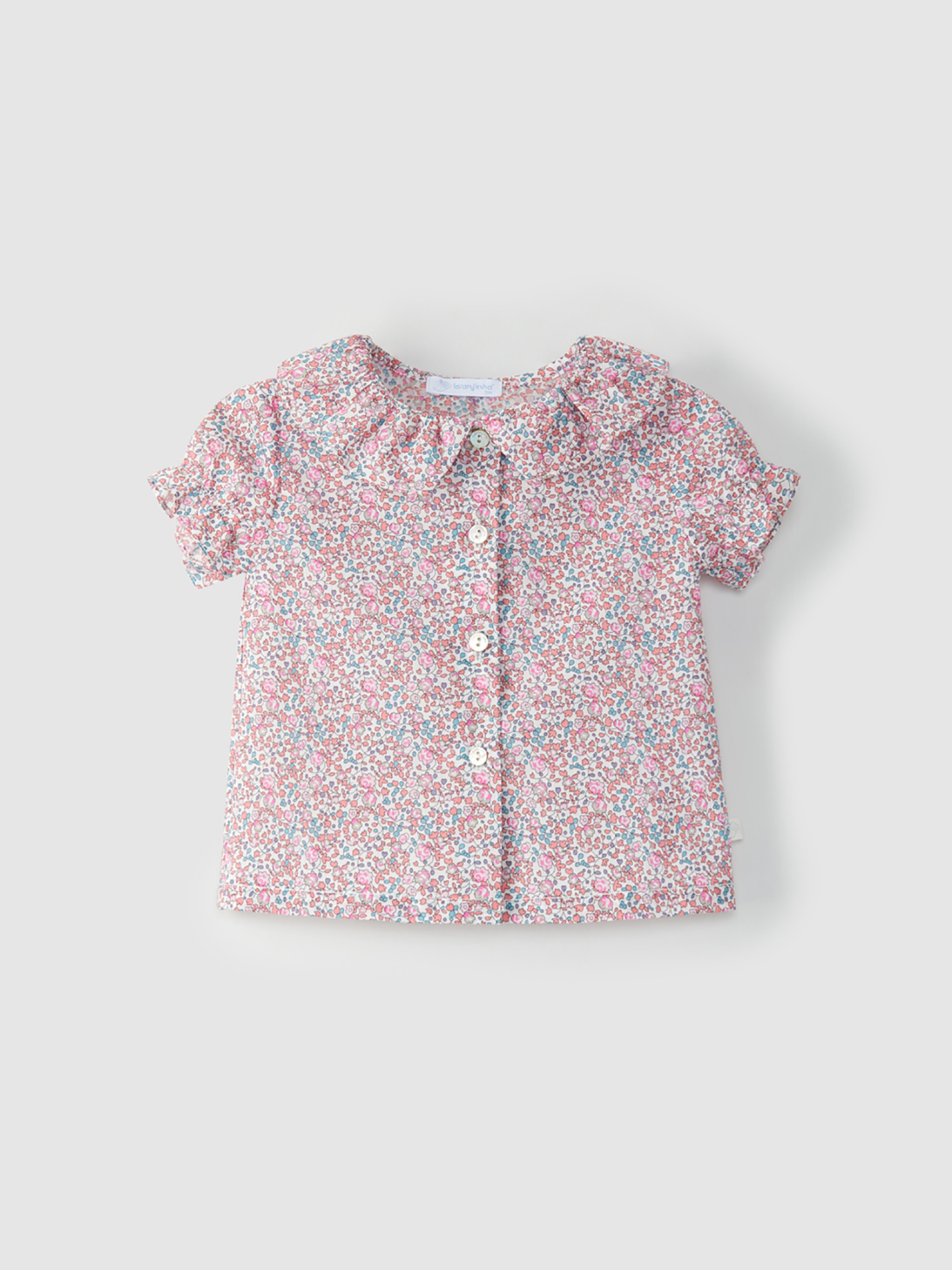 Blouse en tissu Liberty à fleurs