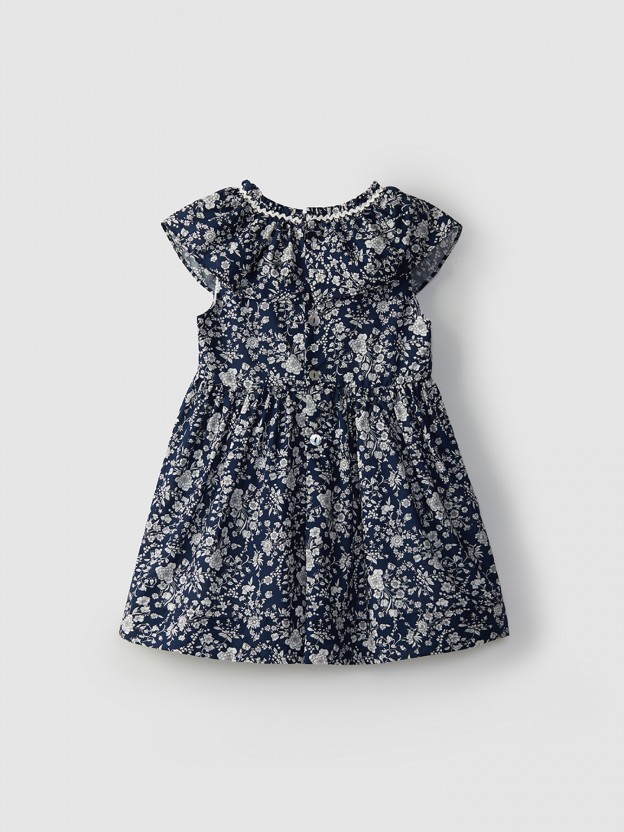 Robe en tissu Liberty � fleurs