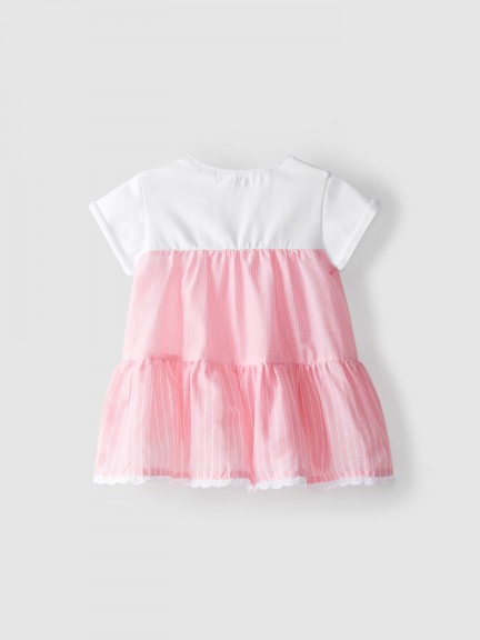 Evasé dress jersey and soft cotton Evasé dress jersey and soft cotton