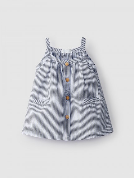 Dress, seersucker effect