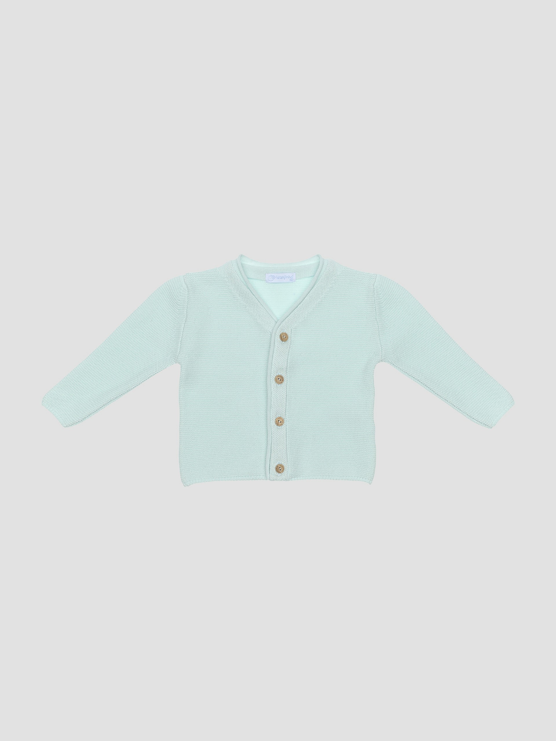 Chaqueta de punto cuello en V