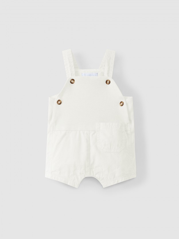 Dungaree shorts with pocket Dungaree shorts with pocket