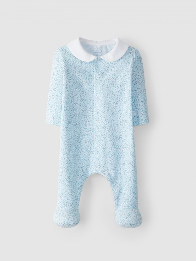 Babygrow floral baby collar Babygrow floral baby collar