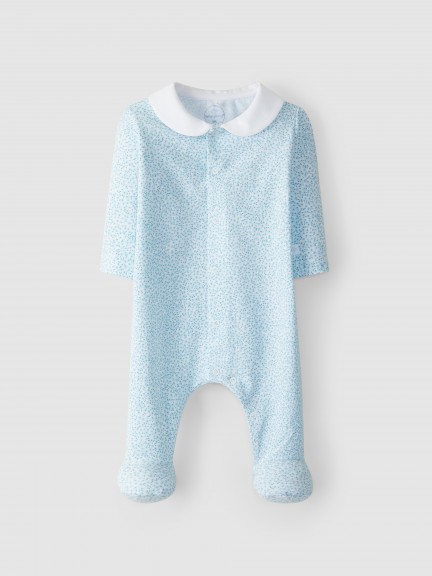 Babygrow floral baby collar