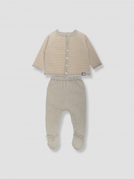 Kit gilet + collant laine Kit gilet + collant laine