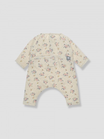 Floral footless babygrow Floral footless babygrow
