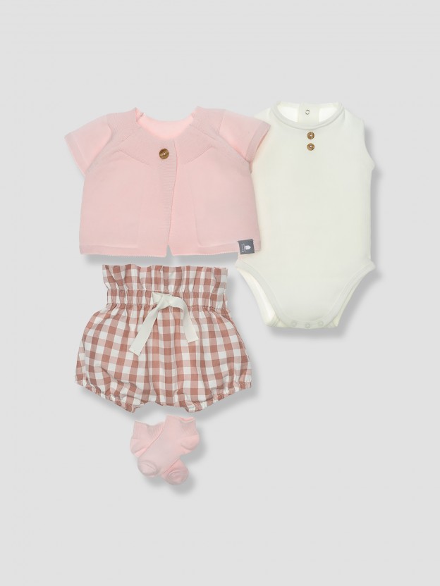 Kit 4 pe�as vichy