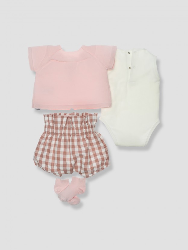 Kit 4 pe�as vichy