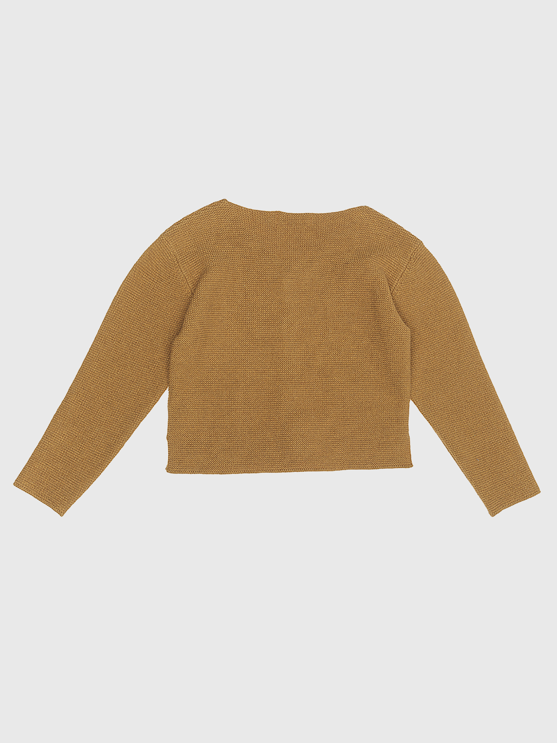 V-neck knitted cardigan