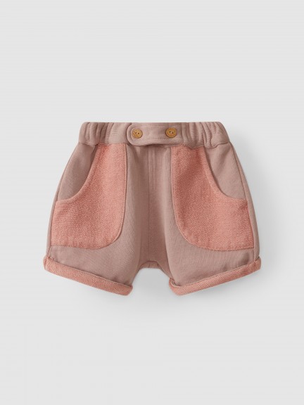 Pull-up cotton jersey shorts Pull-up cotton jersey shorts