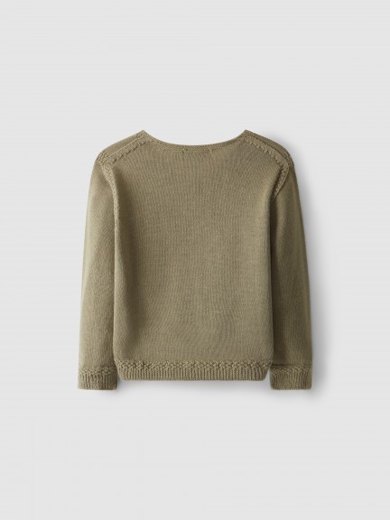 V-neck knitted cardigan V-neck knitted cardigan