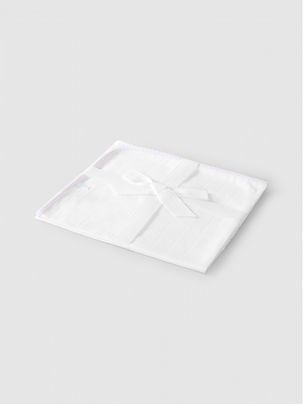 Pack of two striped burping cloths