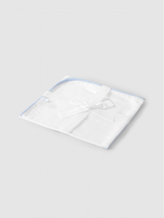 Pack of two striped burping cloths