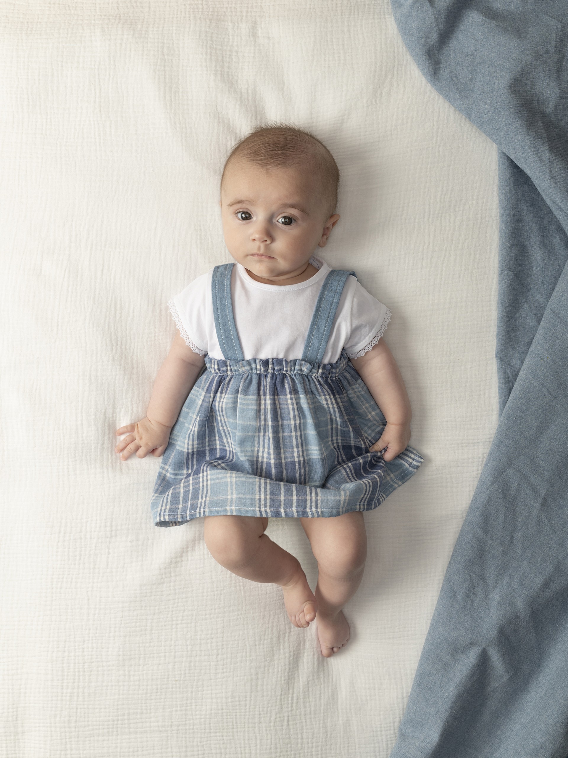 2-in-1 muslin dress
