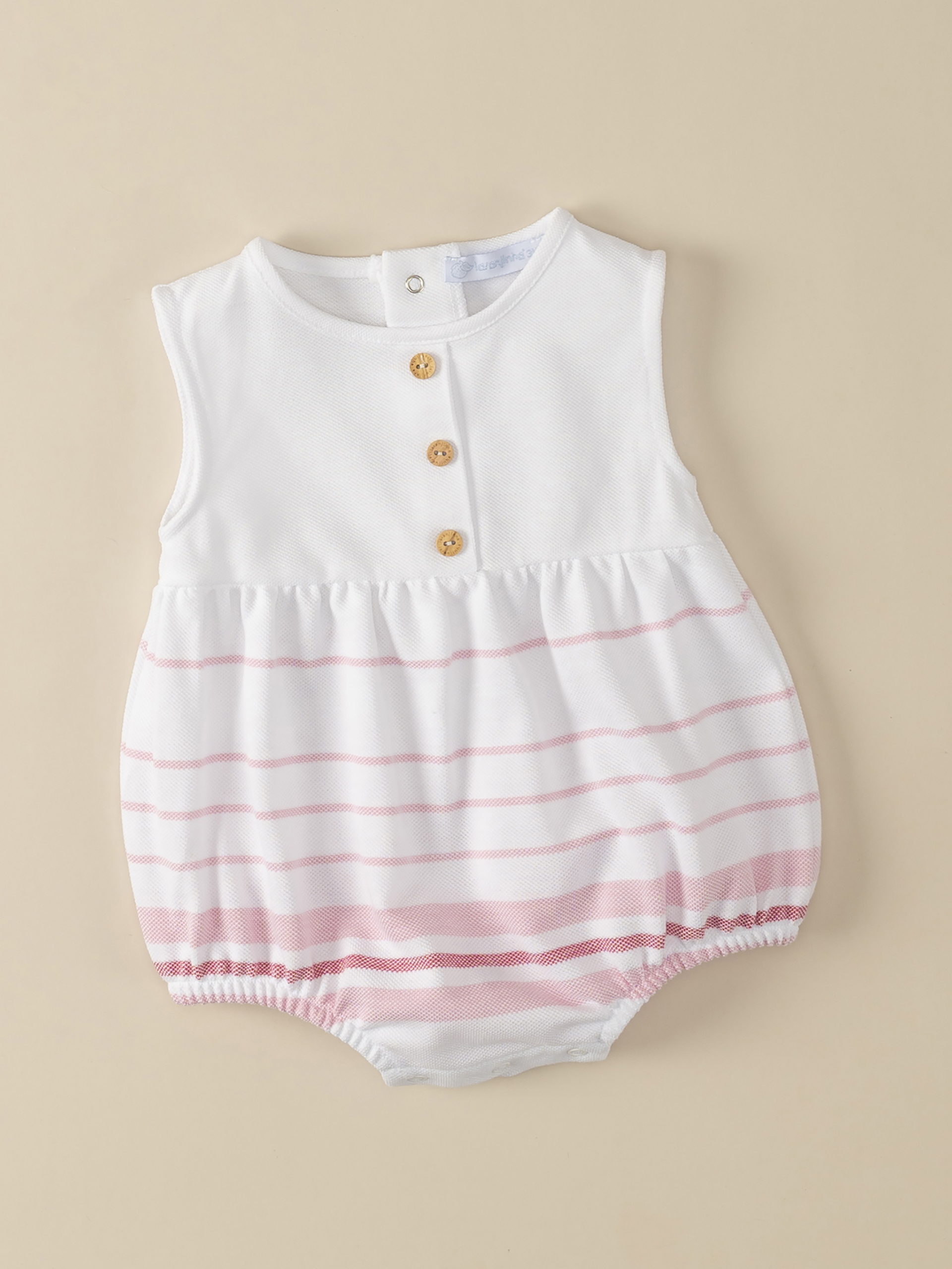 Piqué striped shortie