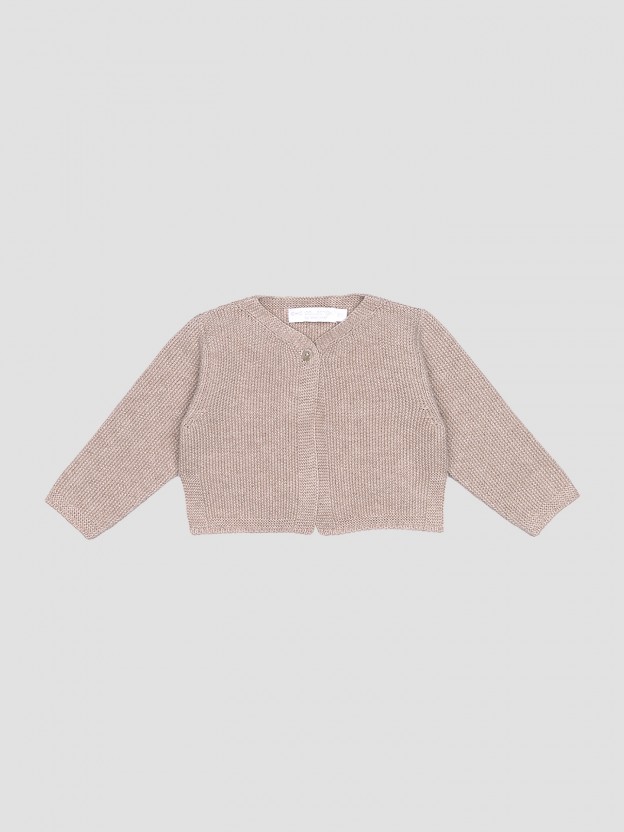 Gilet court tricot�