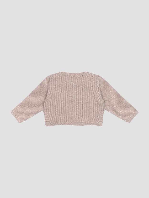 Gilet court tricot�