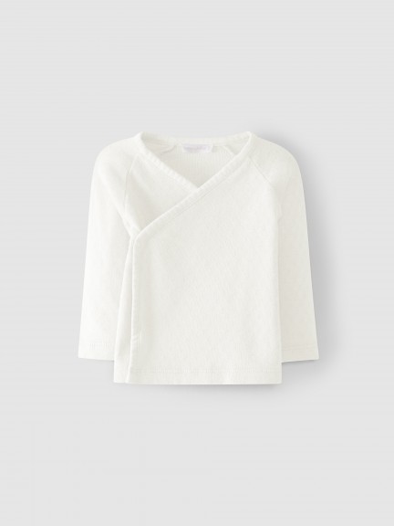 Organic cotton crossed undershirt Organic cotton crossed undershirt