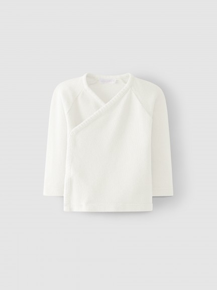 Organic cotton crossed undershirt Organic cotton crossed undershirt