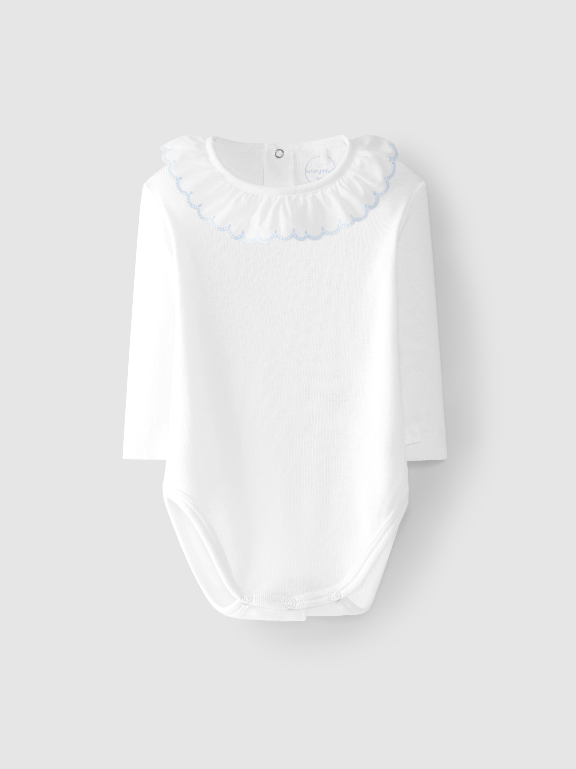 Body con cuello bordado
