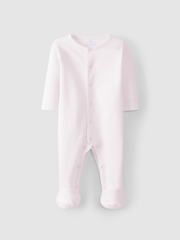 Babygrow avec d�tail de liser�