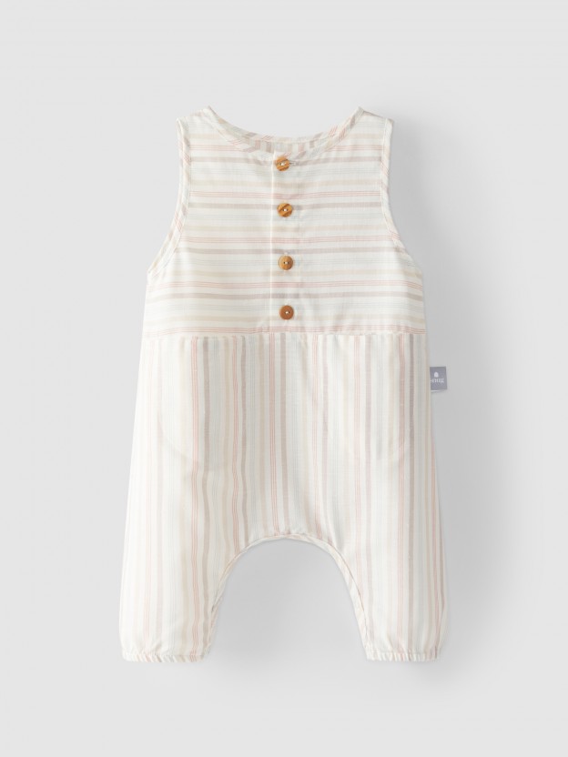Striped dungarees Striped dungarees