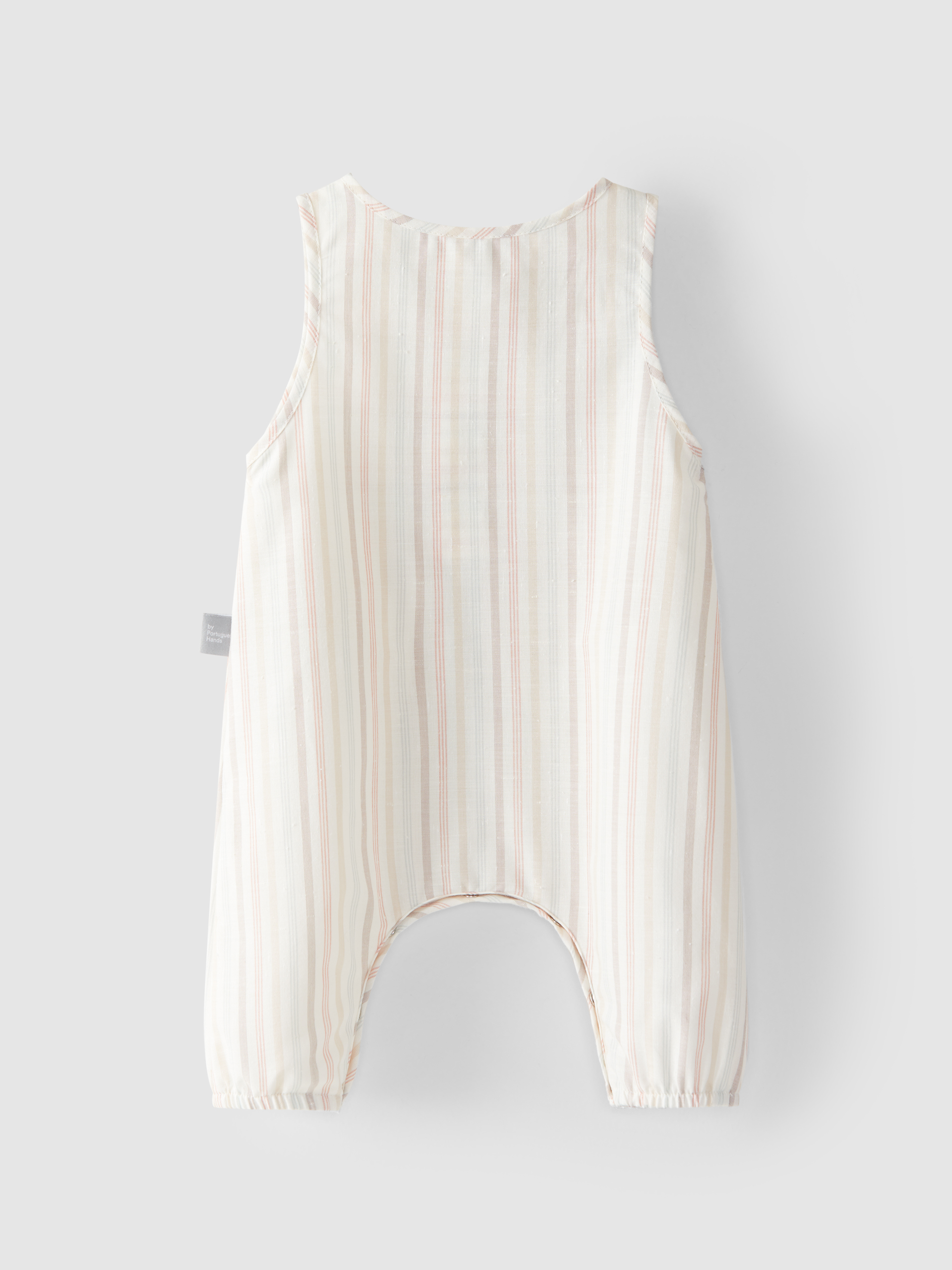 Striped dungarees