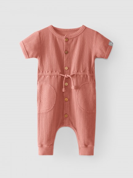 Salopette coton textur�