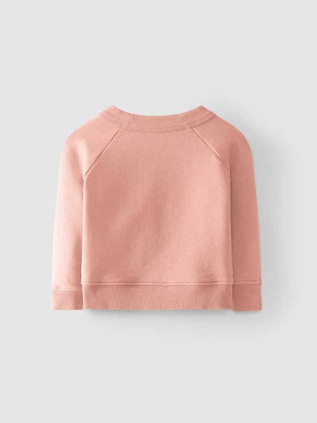 V-neck jacket in organic cotton V-neck jacket in organic cotton