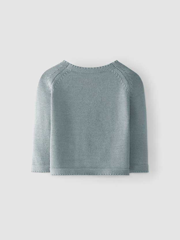 Gilet tricot� avec poches