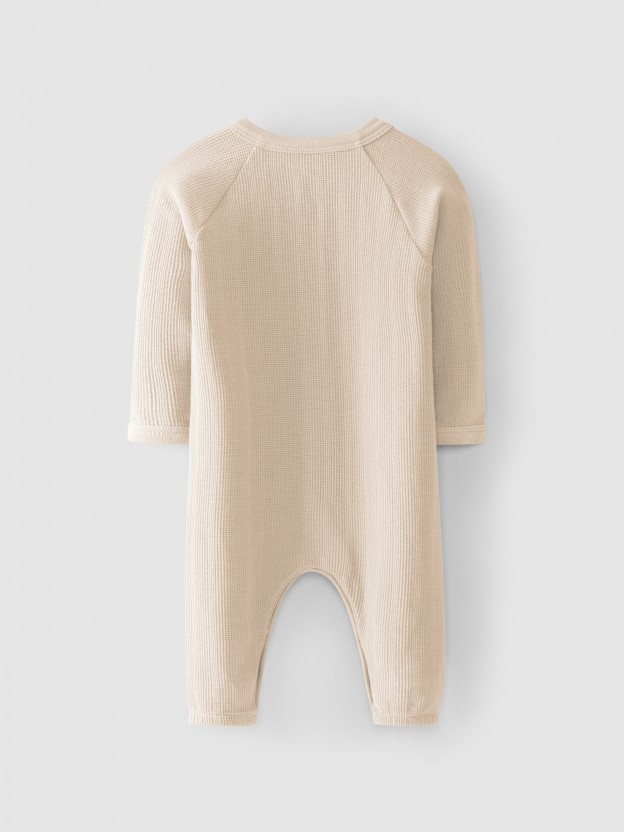 Babygrow algodão texturado Babygrow algodão texturado