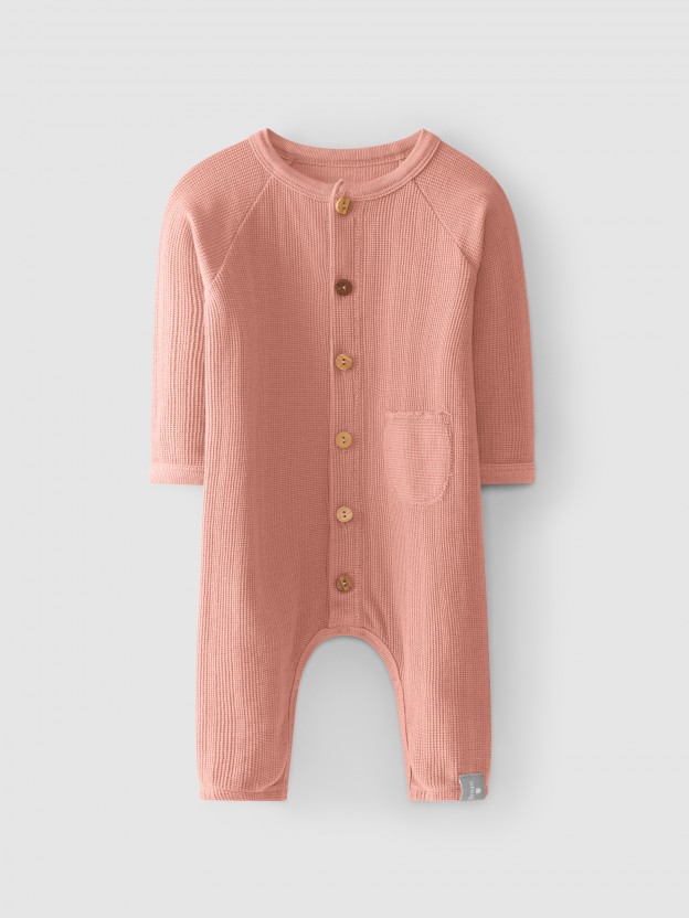 Babygrow algodão texturado Babygrow algodão texturado