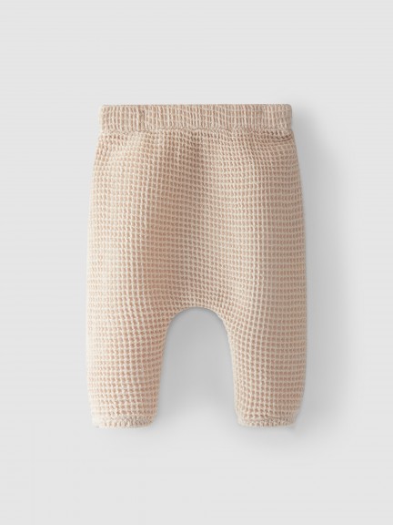 Pantalon pull-up tissu waffle Pantalon pull-up tissu waffle