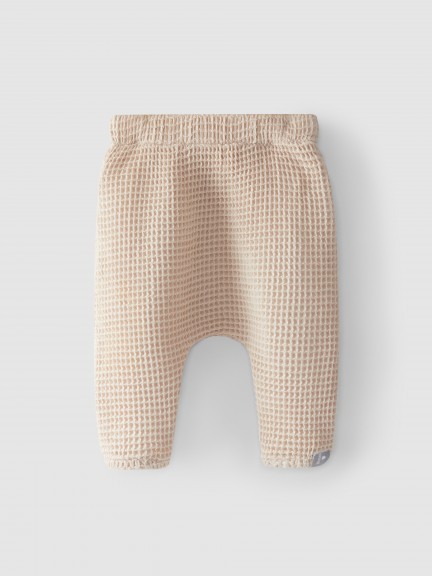 Pantalon pull-up tissu waffle Pantalon pull-up tissu waffle