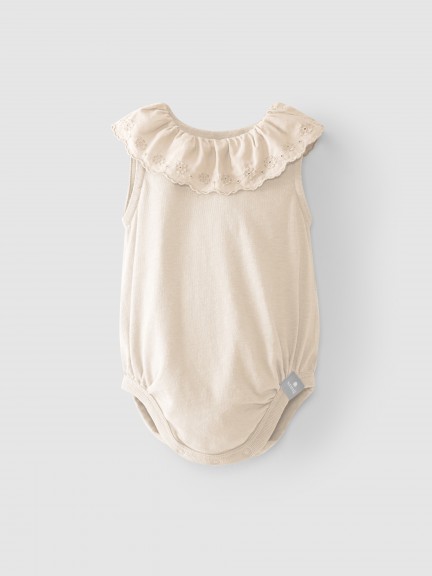 Bodysuit embroidery collar Bodysuit embroidery collar