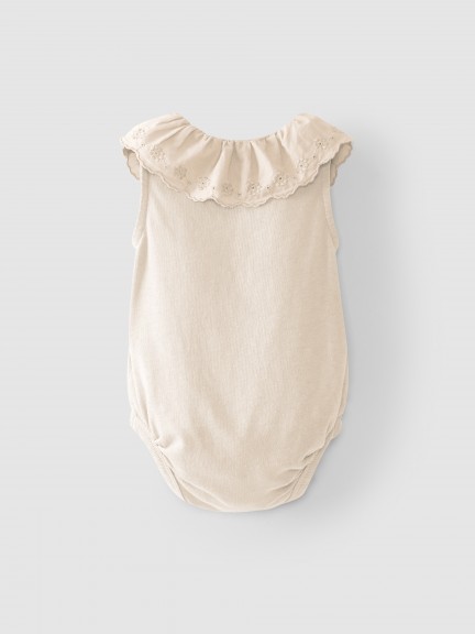 Bodysuit embroidery collar Bodysuit embroidery collar