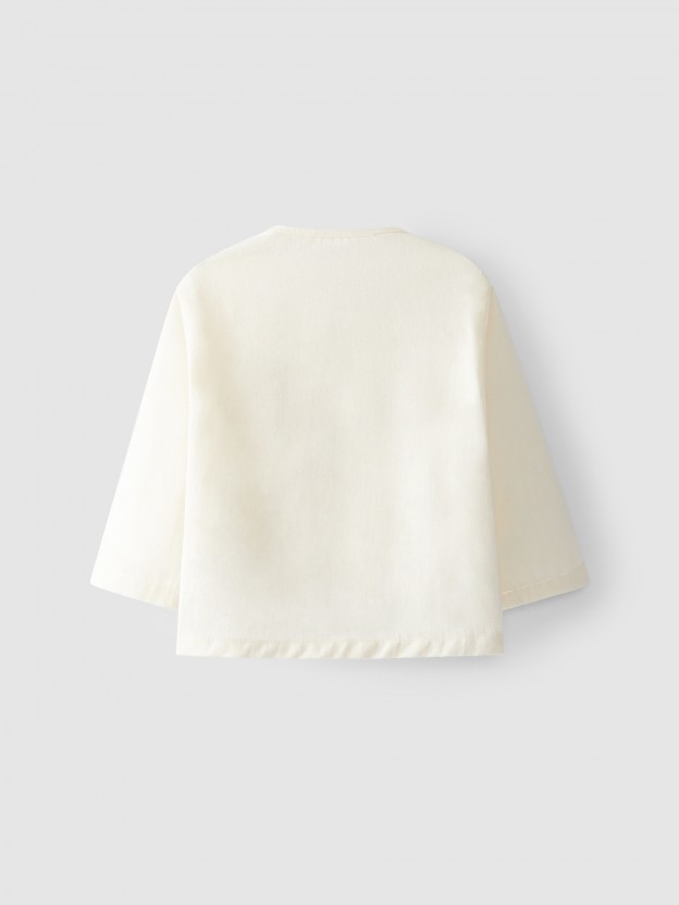 Camisa algodão orgãnico com bolso Camisa algodão orgãnico com bolso