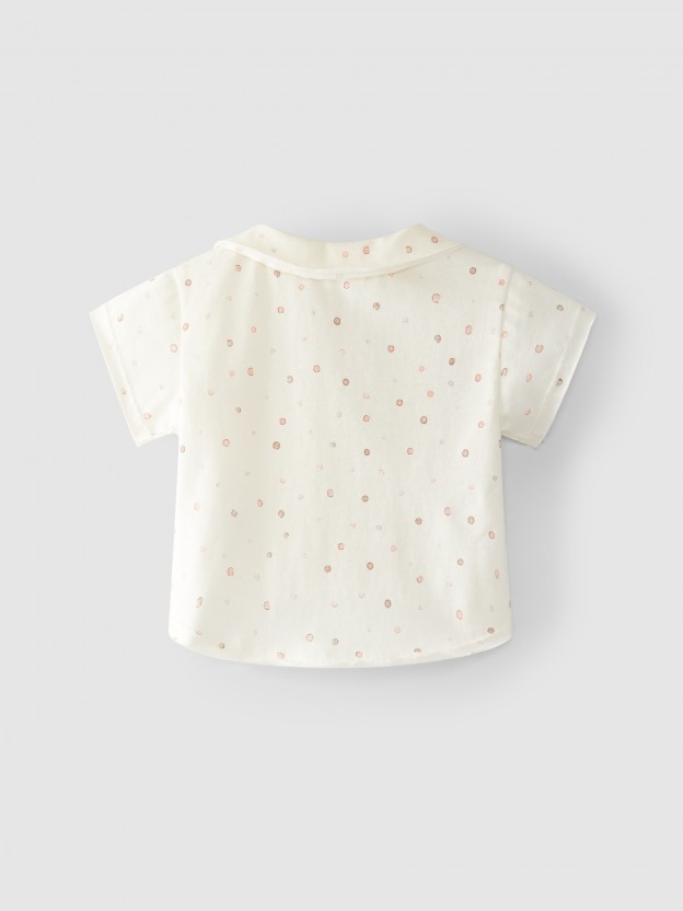 T-shirt col claudine T-shirt col claudine
