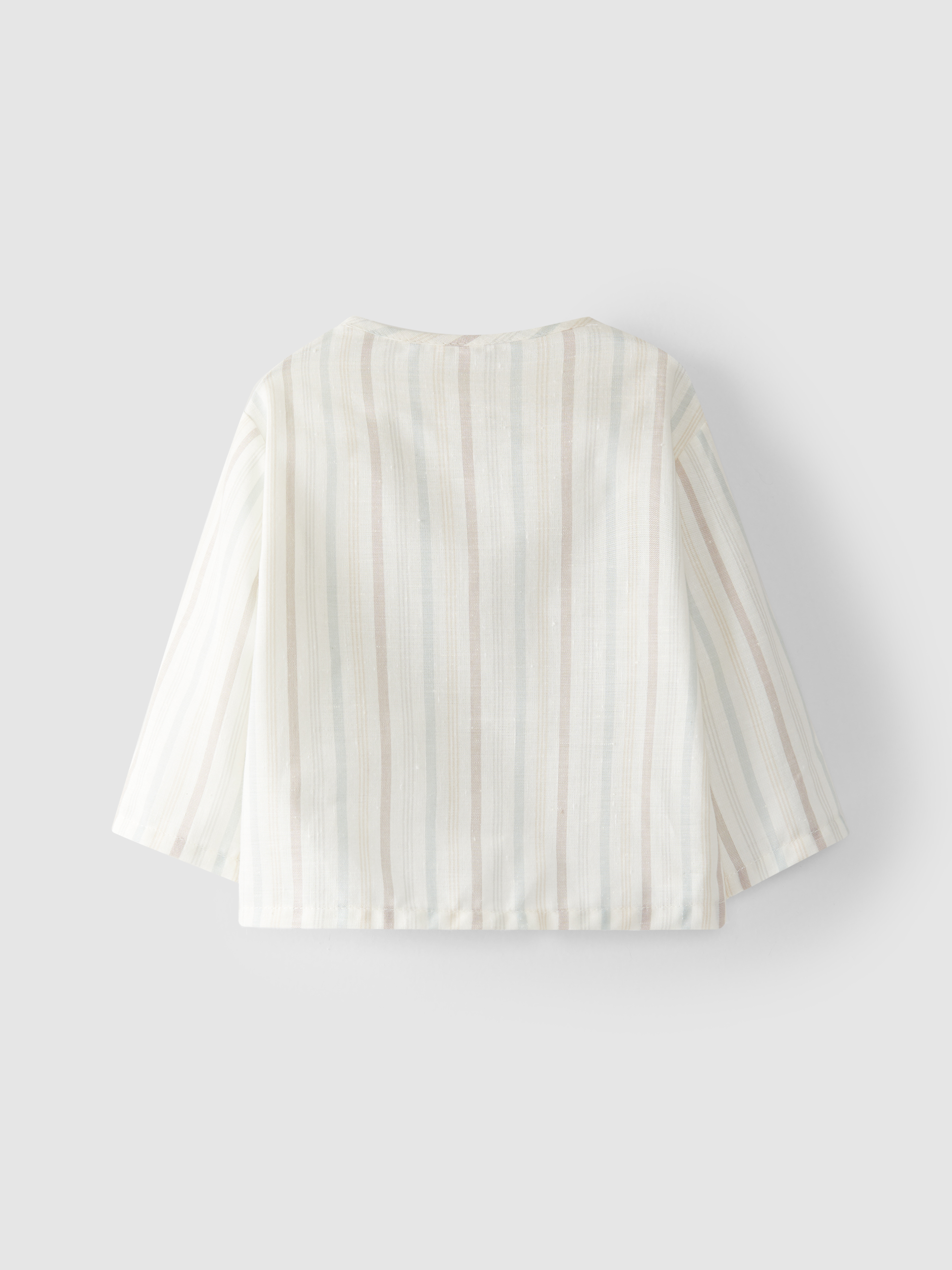 Chemise avec poche à rayures