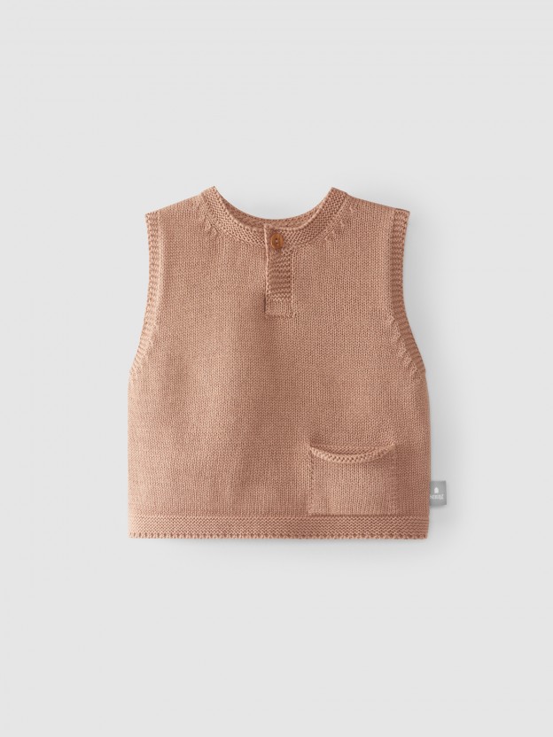 Gilet tricot�