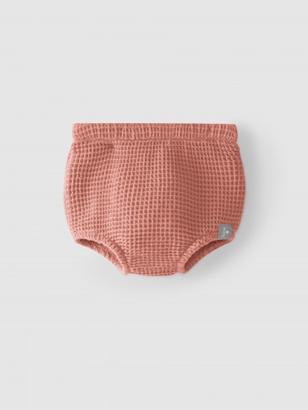 Waffle weave pull-up diaper cover