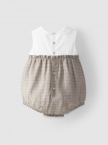 Checkered linen shortie Checkered linen shortie