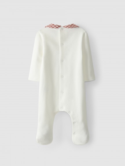 Christmas babygrow Peter Pan collar Christmas babygrow Peter Pan collar