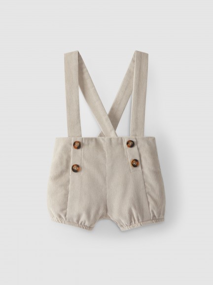 Corduroy shorts with straps Corduroy shorts with straps