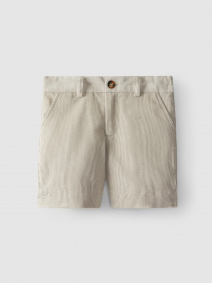 Short en velours côtelé fin Short en velours côtelé fin