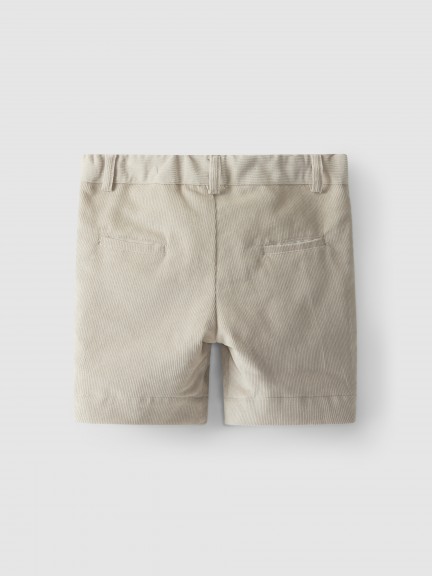Short en velours côtelé fin Short en velours côtelé fin